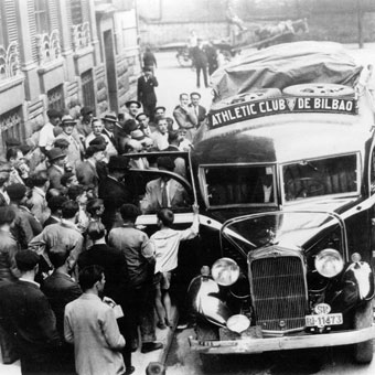 Exposiciónn de Bizkaibus en Bilbao