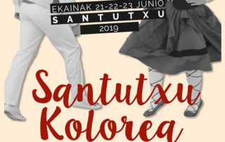 Cartel Santutxu kolorea 2019