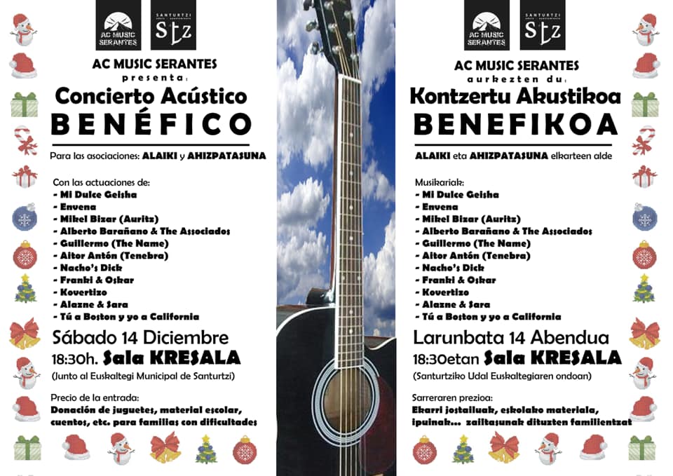 concierto acustico benefico santurtzi ac music serantes